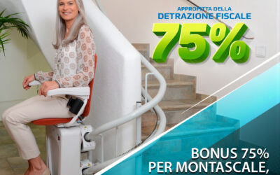 BONUS 75% PER MONTASCALE, SERVOSCALA E PIATTAFORME ELEVATRICI